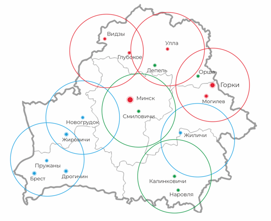 Карта присутствия